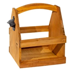 Avanti Wooden Beer Caddy With Bottle Opener - 6 Pack -AU BBQ Supplies Sales 2024 15088 3