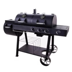 Longhorn Combo Charcoal Gas Smoker Grill By Oklahoma Joe's -AU BBQ Supplies Sales 2024 20209029 2