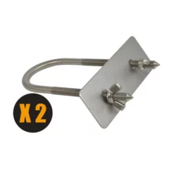 Stainless Steel Back Brace U Bolt For BBQ Rotisserie By Flaming Coals