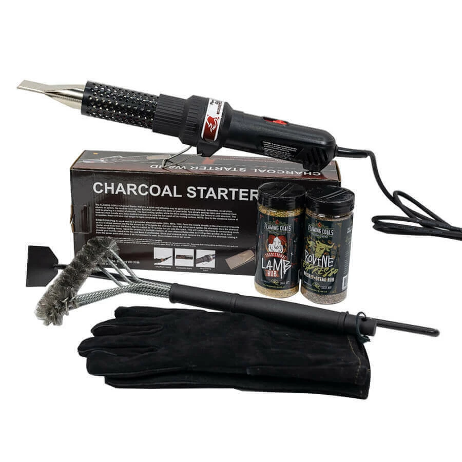 BBQ Accessories Starter Pack By Flaming Coals 1 BBQ Accessories Starter Pack By Flaming Coals