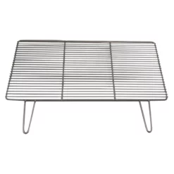 Charcoal BBQ Grill With Handles- Stainless Steel