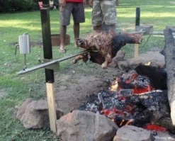 DIY BBQ Spit Rotisserie Set - Heavy Duty Motor By Flaming Coals -AU BBQ Supplies Sales 2024 DIY3 5