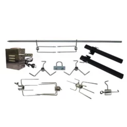 DIY BBQ Spit Rotisserie Set -The Heavy Duty Works With 30/60/100KG Motor By Flaming Coals