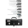 11 Piece Knife Set With Roll Bag By F.Dick