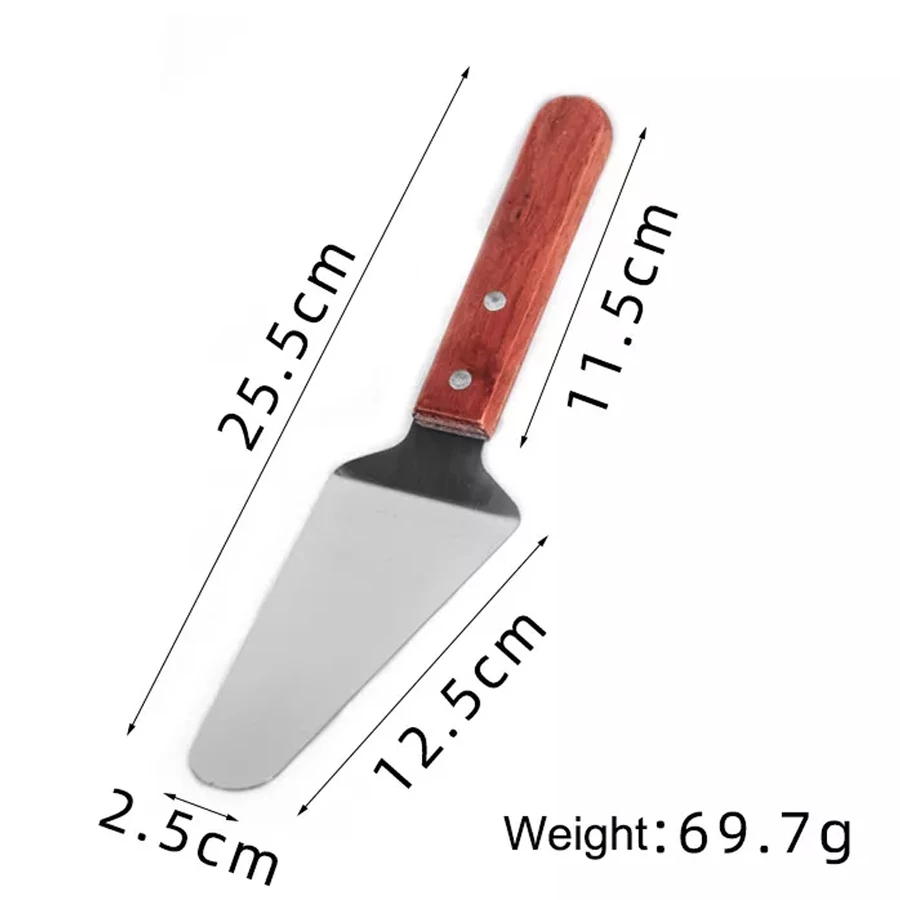 3 Piece Pizza Kit -Pizza Peel, Spatula And Pizza Cutter 4 3 Piece Pizza Kit -Pizza Peel, Spatula And Pizza Cutter - Image 4