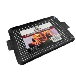 Non Stick BBQ Griddle XL 50cm X 30cm - Flaming Coals -AU BBQ Supplies Sales 2024 FC GRIDDLEXL 2