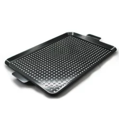 Non Stick BBQ Griddle XL 50cm X 30cm - Flaming Coals -AU BBQ Supplies Sales 2024 FC GRIDDLEXL 5