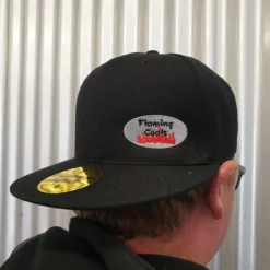 BBQ Hat/Cap FC Round Logo - Flat Brim & Trucker - Flaming Coals -AU BBQ Supplies Sales 2024 FC HAT2 5