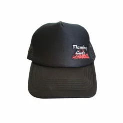 Flaming Coals BBQ Hat/Cap FC Logo Grey - Flat Brim & Trucker -AU BBQ Supplies Sales 2024 FC HAT3 3