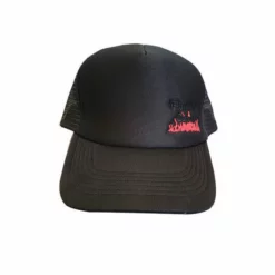 Flaming Coals BBQ Hat/Cap FC Logo Black - Flat Brim & Trucker -AU BBQ Supplies Sales 2024 FC HAT4 2