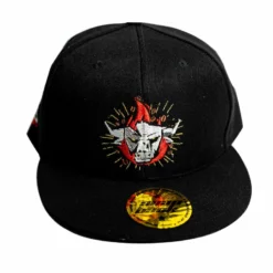 Flaming Coals Bovine Espresso Flat Brim Hat + Bovine Espresso Brisket BBQ Rub -AU BBQ Supplies Sales 2024 FC HATBOVINE 1