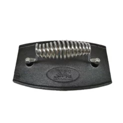 Cast Iron Burger Grill Press - Flaming Coals