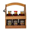 Flaming Coals Rubs And Sauces Bottle Carrier Pack