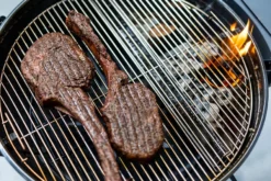 Stainless Steel Round Hinged BBQ Grill | Suits 57cm Kettle Including Weber -AU BBQ Supplies Sales 2024 FC SS57HGRILL 4