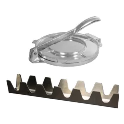 Taco Holder And Tortilla Press Combo Pack