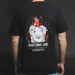 Flaming Coals T-Shirt- Lamb -AU BBQ Supplies Sales 2024 FCSHIRT LAMB 2