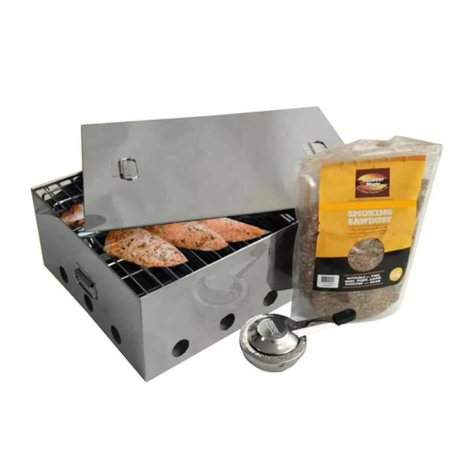 Outdoor Magic Stainless Steel Fish Smoker 1 Outdoor Magic Stainless Steel Fish Smoker