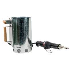 Charcoal Fire Starter Wand And Chimney Pack - Flaming Coals -AU BBQ Supplies Sales 2024 FS001 CSW 4