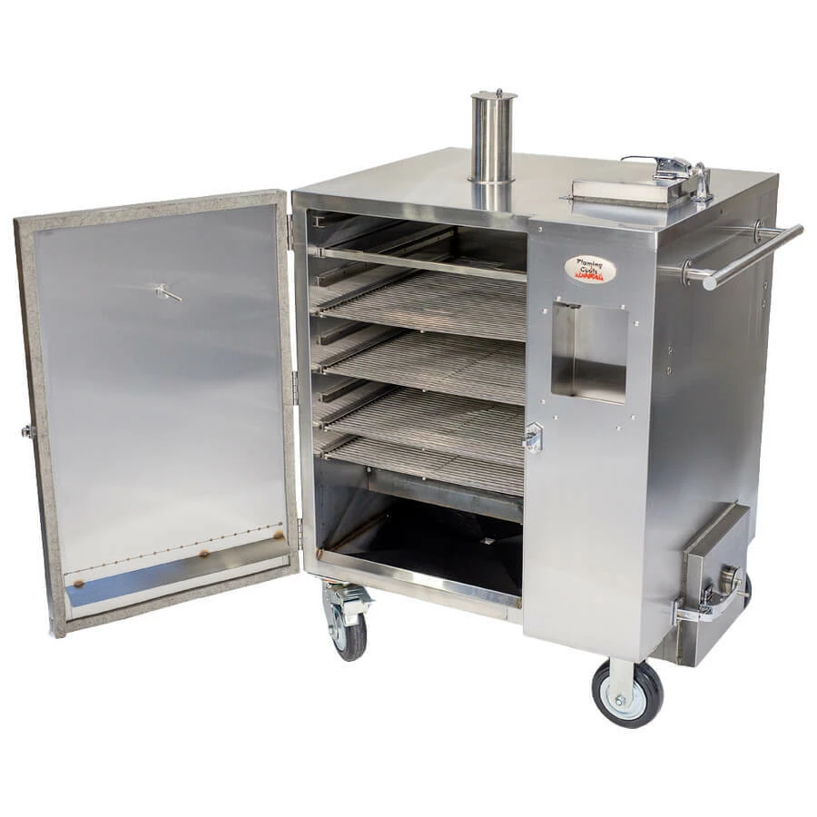 Gravity Feed Smoker - Flaming Coals 4 Gravity Feed Smoker - Flaming Coals - Image 4