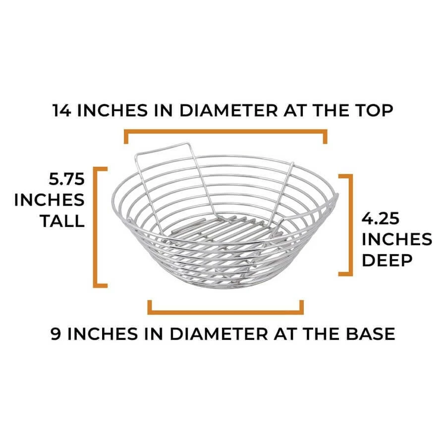 Kick Ash Stainless Steel Basket For Large Big Green Egg 2 Kick Ash Stainless Steel Basket For Large Big Green Egg - Image 2
