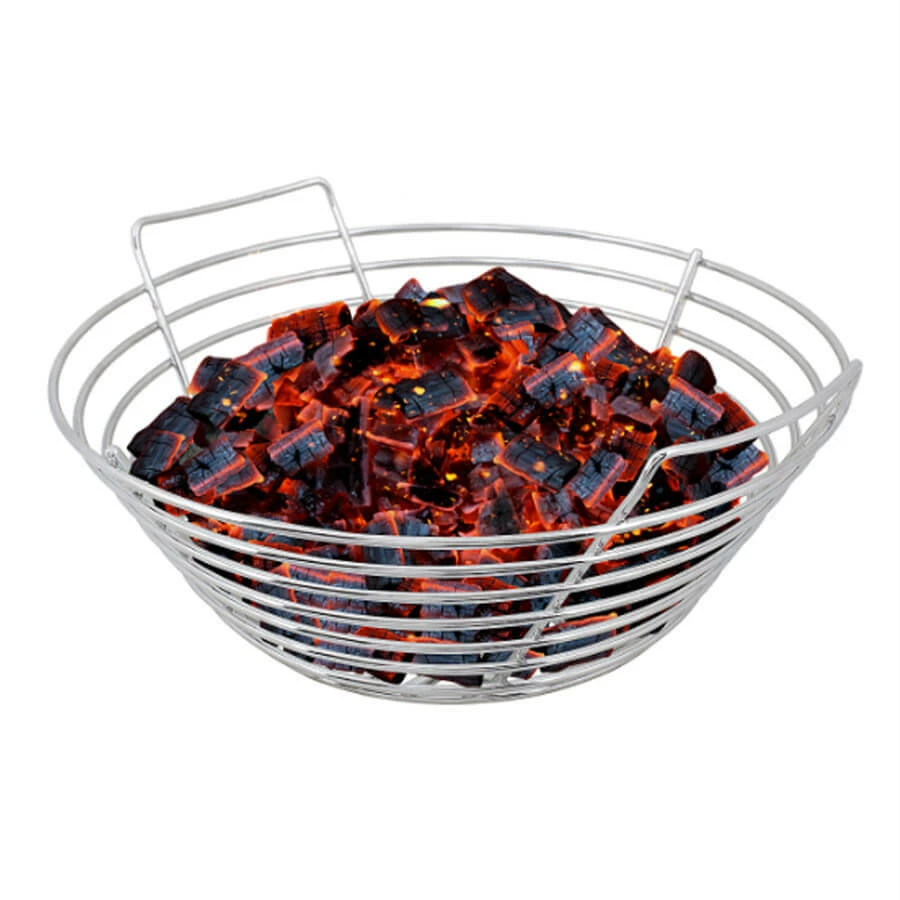 Kick Ash Stainless Steel Basket For Large Big Green Egg 3 Kick Ash Stainless Steel Basket For Large Big Green Egg - Image 3