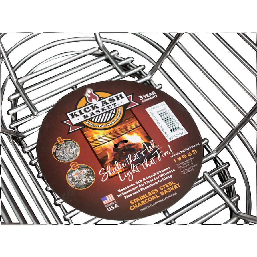 Kick Ash Basket For The Large Primo Oval 2 Kick Ash Basket For The Large Primo Oval - Image 2