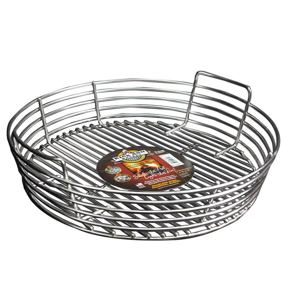 Kick Ash Basket For XL Big Green Egg In Stainless Steel 3 Kick Ash Basket For XL Big Green Egg In Stainless Steel - Image 3