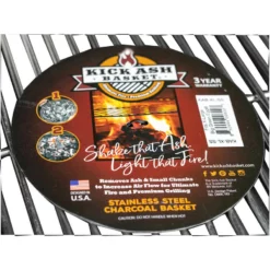 Kick Ash Basket For XL Big Green Egg In Stainless Steel 7 Kick Ash Basket For XL Big Green Egg In Stainless Steel -AU BBQ Supplies Sales 2024 KAB XL SS 3