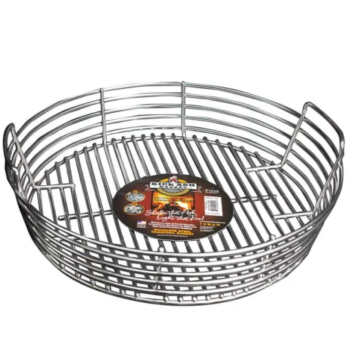 Kick Ash Basket For XL Big Green Egg In Stainless Steel -AU BBQ Supplies Sales 2024 KAB XL SS