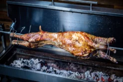 Spit Roast Leg Bracket - Stainless Steel 28mm(1 Inch) 2x -AU BBQ Supplies Sales 2024 LB28S 2 5