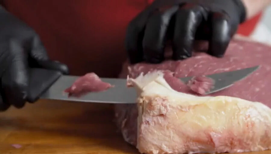 12-inch Cimeter Granton Edge Knife | Mercer Culinary 4 12-inch Cimeter Granton Edge Knife | Mercer Culinary - Image 4