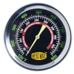 BBQ; Smoker; Grill; Spit Rotisserie Hood Temperature Gauge