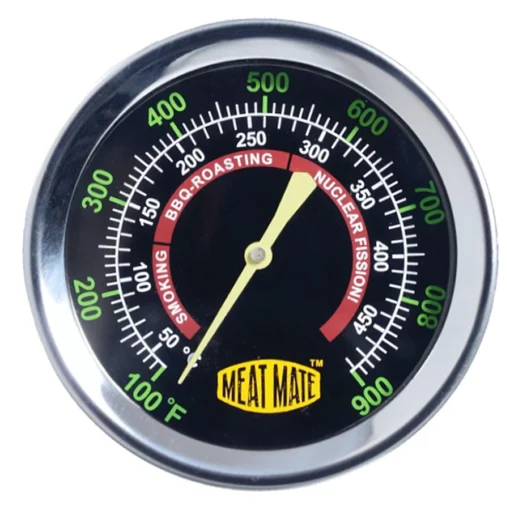 BBQ; Smoker; Grill; Spit Rotisserie Hood Temperature Gauge -AU BBQ Supplies Sales 2024 MAN TEMPGAUGE