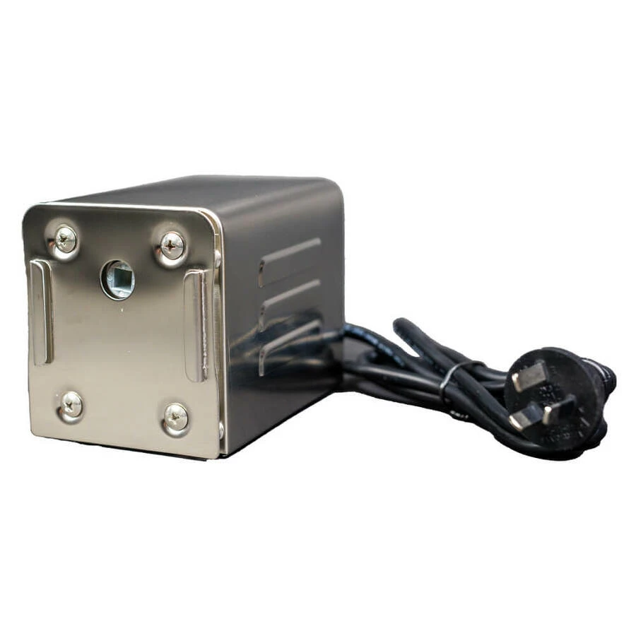 Stainless Steel BBQ Spit Rotisserie 240v Motor - 20kg - Flaming Coals 4 Stainless Steel BBQ Spit Rotisserie 240v Motor - 20kg - Flaming Coals - Image 4