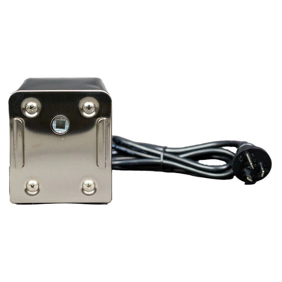 Stainless Steel BBQ Spit Rotisserie 240v Motor - 20kg - Flaming Coals 1 Stainless Steel BBQ Spit Rotisserie 240v Motor - 20kg - Flaming Coals