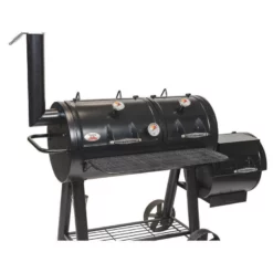 Offset Smoker BBQ - Flaming Coals -AU BBQ Supplies Sales 2024 OFFSMK 5