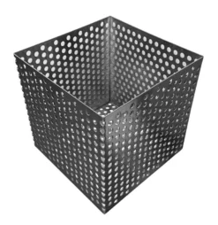 Offset Smoker Charcoal Basket - Flaming Coals
