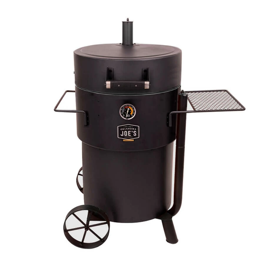 Bronco Pro Drum Smoker - XL Large - BLACK | Oklahoma Joe 3 Bronco Pro Drum Smoker - XL Large - BLACK | Oklahoma Joe - Image 3