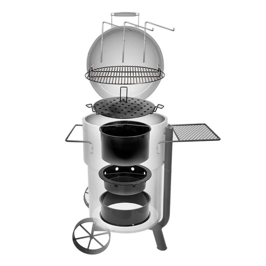 Bronco Pro Drum Smoker - XL Large - BLACK | Oklahoma Joe 5 Bronco Pro Drum Smoker - XL Large - BLACK | Oklahoma Joe - Image 5