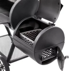Highland Reverse Flow Offset Smoker | Oklahoma Joe's Smoker -AU BBQ Supplies Sales 2024 OKJOE HIGHRF 3