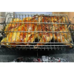 Rotisserie BBQ Basket Chrome | Outdoor Magic -AU BBQ Supplies Sales 2024 OM2202 2