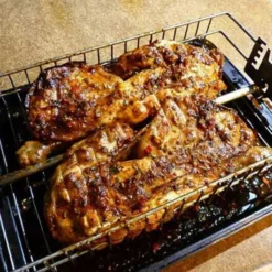 Rotisserie BBQ Basket Chrome | Outdoor Magic -AU BBQ Supplies Sales 2024 OM2202 4