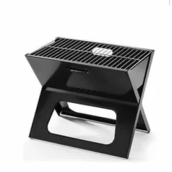 Portable Folding Charcoal BBQ 49.5 X 30cm | Outdoor Central -AU BBQ Supplies Sales 2024 PFG BLK 3