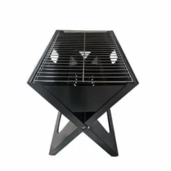 Portable Folding Charcoal BBQ 49.5 X 30cm | Outdoor Central -AU BBQ Supplies Sales 2024 PFG BLK 4