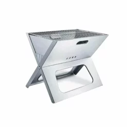 Stainless Steel Portable Folding Charcoal BBQ 49.5 X 30cm | Outdoor Central