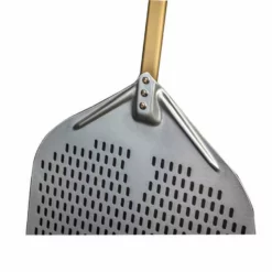 Aluminium Pizza Oven Spatula 1300mm Long Perforated -AU BBQ Supplies Sales 2024 PZALSP 2