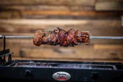 Cyprus Spit Roast Skewer- 10mm X 750mm - Flaming Coals -AU BBQ Supplies Sales 2024 SKCY03 4