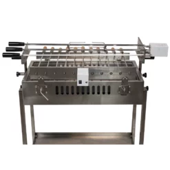 Straight 3 Skewer In-line Cyprus Spit | Stainless Steel -AU BBQ Supplies Sales 2024 SP006 3