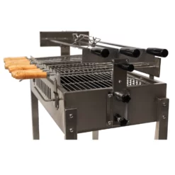 Straight 3 Skewer In-line Cyprus Spit | Stainless Steel -AU BBQ Supplies Sales 2024 SP006 4