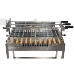 Straight 3 Skewer In-line Cyprus Spit | Stainless Steel -AU BBQ Supplies Sales 2024 SP006 5